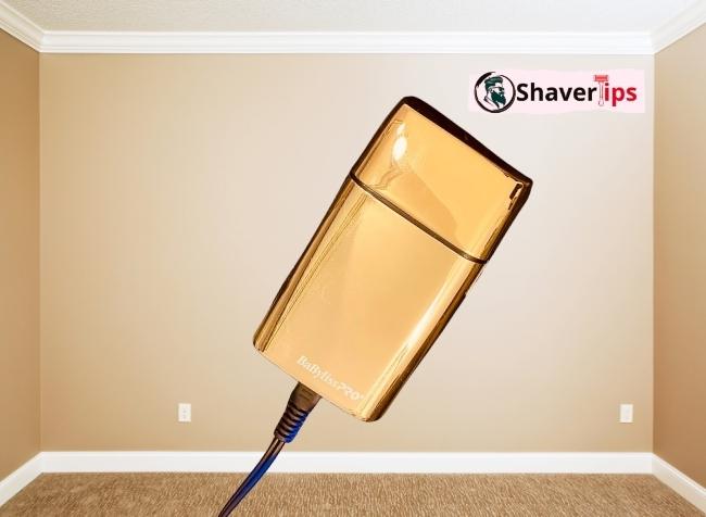BaBylissPRO Foil Shaver shown with charger cable