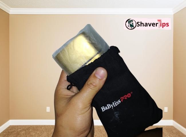 BaBylissPRO Shaver full view held in hand