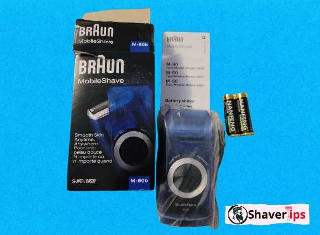 Braun Foil Shaver compact and travel-friendly