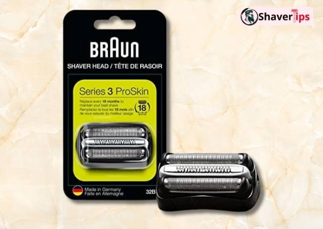 Braun Series3 32B Replacement Head full packet front branding visible