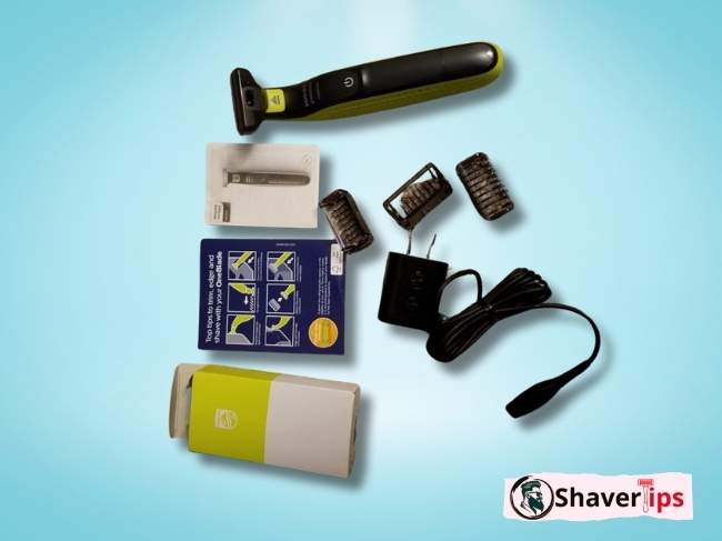 Full package of Philips Norelco with accessories