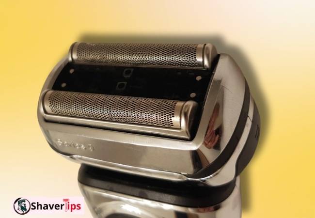 Full top view of Braun Series 9 head