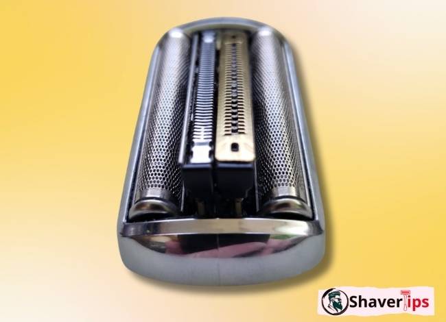 Side profile showing Braun Series 9 head design