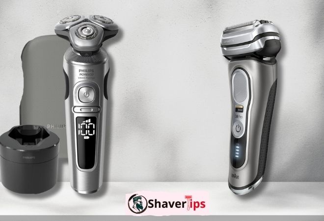 Foil and Rotary shaver Comparison